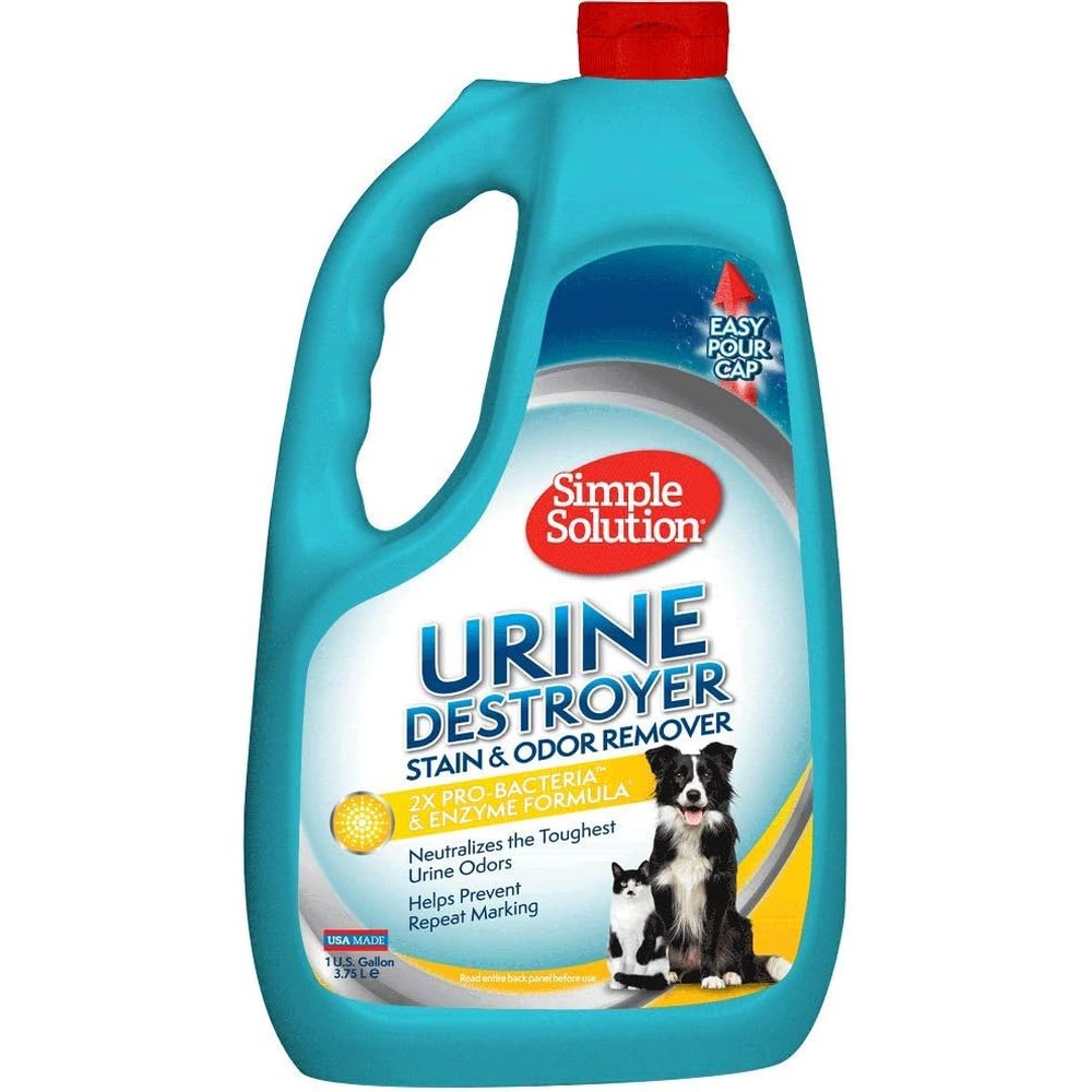 Simple Solution Urine Destroyer enzymatic cleaner 1 gallon front view bottle