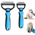 Hank Dual Sided Shedding Blade blue front view