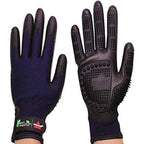 Bissell De-Shedding Grooming Gloves front view showing textured rubber palm
