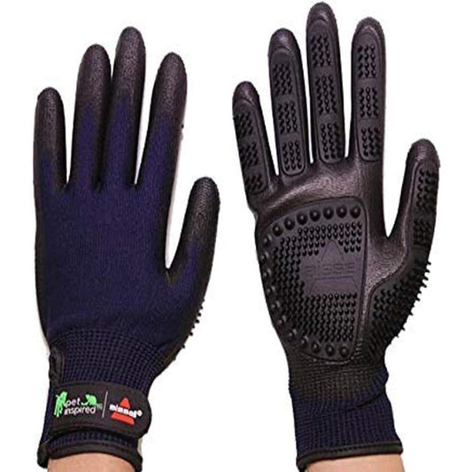 Bissell De-Shedding Grooming Gloves For Pets Size Medium One Pair For Long And Short Hair On Dogs And Cats - Image 1