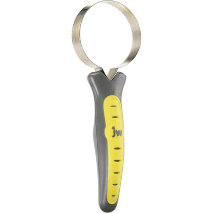 JW Pet Company GripSoft Cat Shedding Blade front view grooming tool