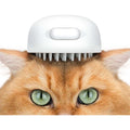 Aumuca Jellyfish silicone cat grooming brush front view