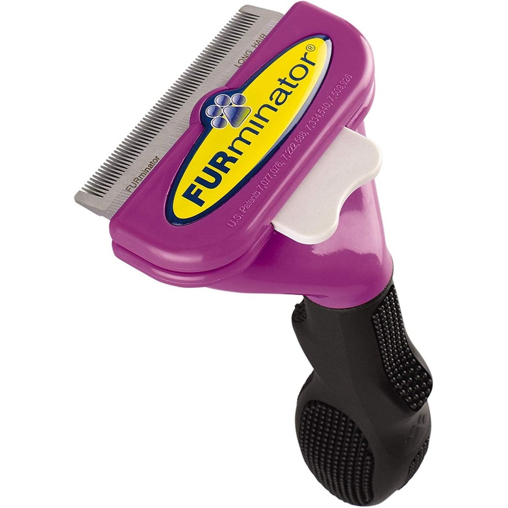 Furminator Short Hair DeShedding Tool for large cats front view