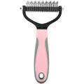 Wilztoi double sided pet grooming brush front view