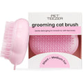 Tangle Teezer Pet Teezer Cat Brush in Millennial Pink front view