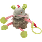 SmartyKat Bouncy Mouse interactive cat toy front view showcasing the plush design.