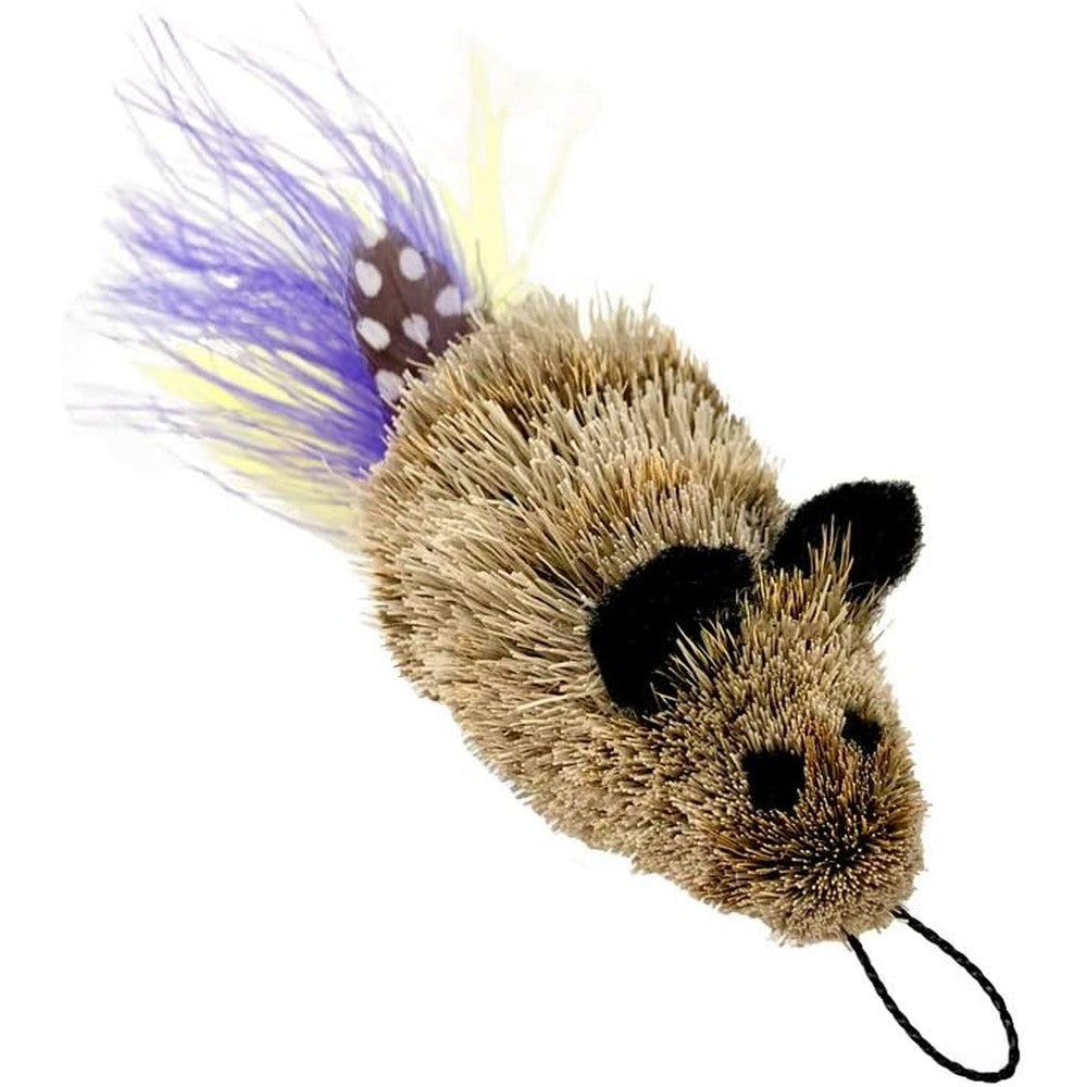 GoCat Da Feather Mouse front view cat toy replacement lure