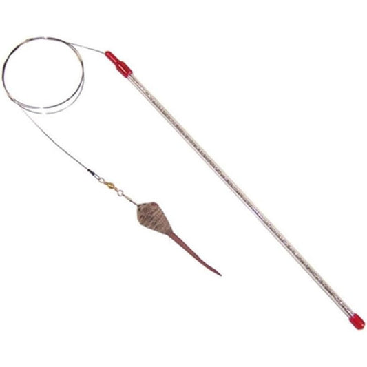 GoCat Cat Catcher Teaser Wand Interactive Cat Toy With Handcrafted Mouse Lure Flexible Braided Wire And Twelve Inch Glitter Wand