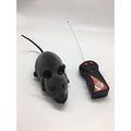 WEFOO Electronic Remote Control Rat Simulation Mouse Toy front view in gray color