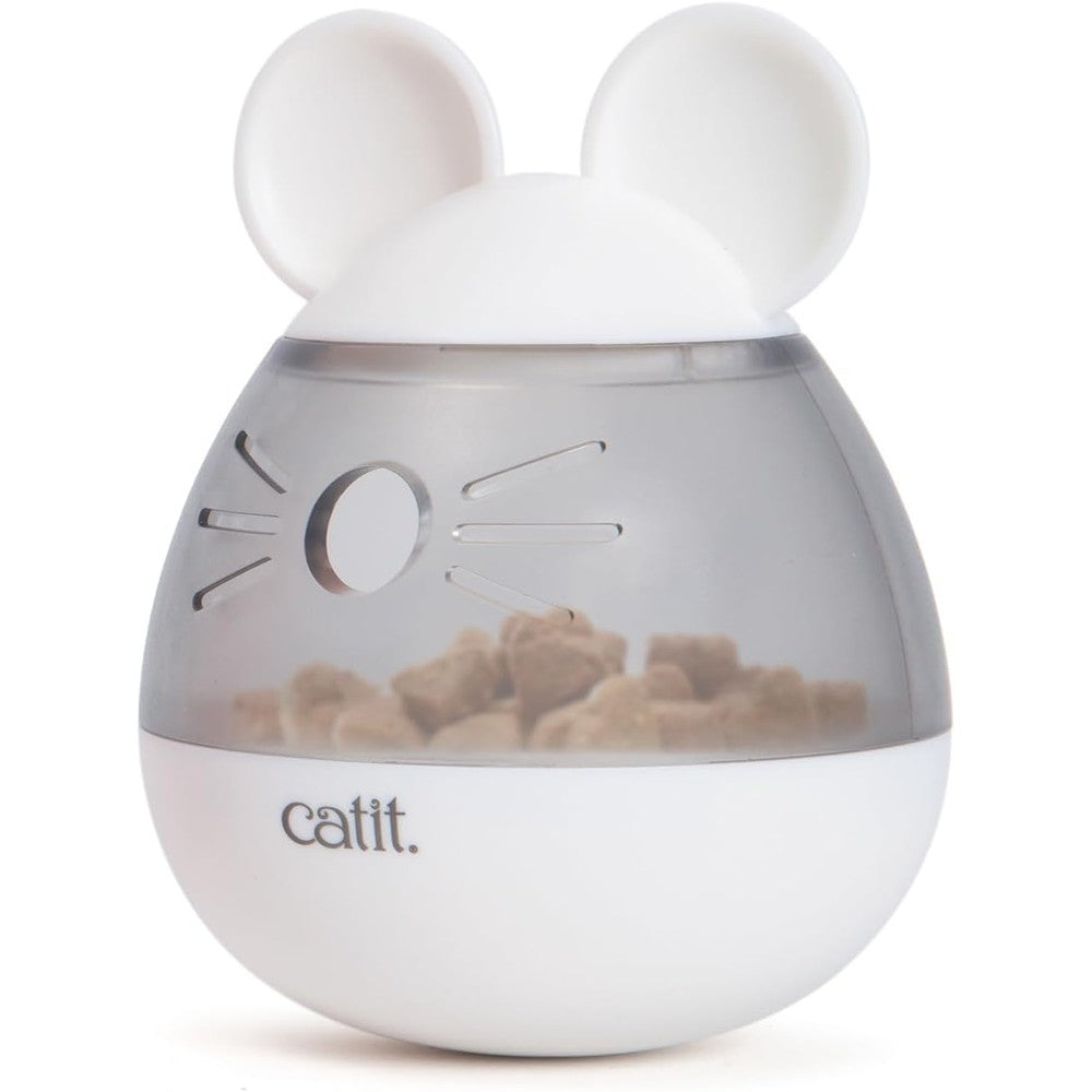 Catit PIXI mouse treat dispenser front view interactive cat toy