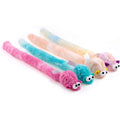 Chiwava cat toys front view of four long plush mice