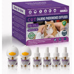 Peturarion Cat Pheromones Calming Diffuser front view of the complete starter kit packaging.
