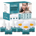 LIWENQI Cat Calming Diffuser multicat kit front packaging showing diffusers and refills