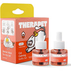 TheraPetMD Cat Calming Diffuser Refill Kit front packaging view with two refill vials