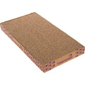 SmartyKat Super Scratcher+ Double Wide Corrugated Cat Scratch Pad With Catnip Infusion Technology Reversible Cardboard Furniture Protector