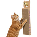 SmartyKat hanging cat scratcher front view showing door knob loop