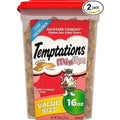 Temptations Mixups Backyard Cookout cat treats front view tub packaging