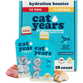 Delectables Cat Years Daily Lickable Cat Treat Squeezable Hydration Booster With Chicken And Tuna Flavor Pack Of 28