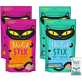 Pet Faves Tiki Cat Stix tuna and chicken cat treats front view packaging