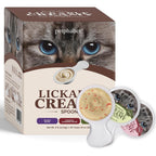 Fanci Flair Petphabet Lickable Cat Treats Spoon 36 Count Creamy Puree Variety Pack Functional Wet Paste Snacks For Skin Coat Urinary Health
