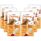 Catit creamy lickable cat treat chicken and liver front view