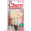 Inaba Churu tuna with salmon cat treat front view packaging