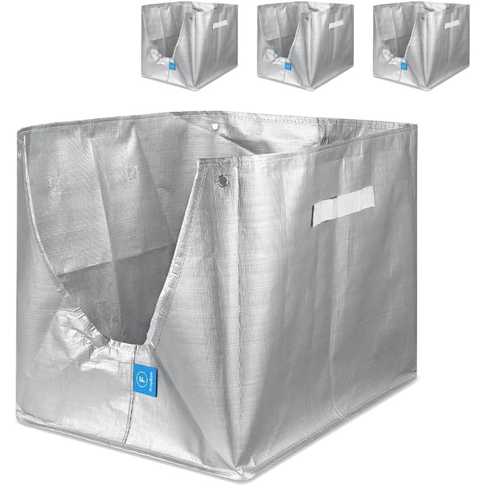 KropBom Reusable Litter Box Liners Type F front view of the 4 pack set.