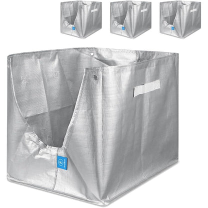 KropBom Reusable Litter Box Liners Type F front view of the 4 pack set.