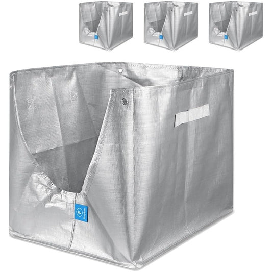 KropBom Reusable Litter Box Liners Type F front view of the 4 pack set.