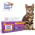 Fresh Kitty jumbo litter liners front view packaging