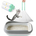 FortiCrest Thickened Cat Litter Box Liner Bags front view of packaging box and roll