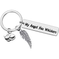 Dabihu pet memorial cat keychain front view