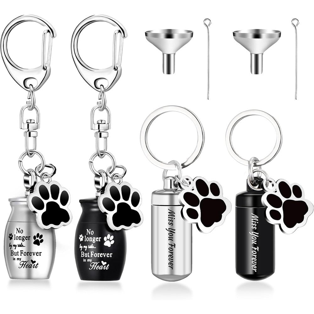 Kigeli pet ashes keepsake keychain set front view
