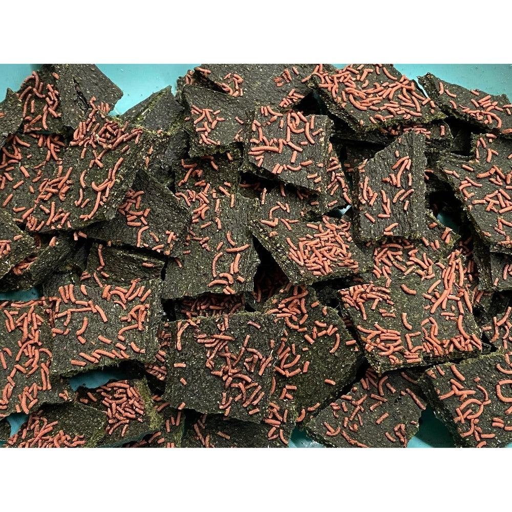 Aquaticblendedfoods Dehydrated Cory Catfish Treats With Color Worms For Bottom Feeders Pleco Snail And Shrimp 4 Ounce