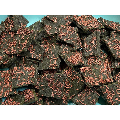 Aquaticblendedfoods Dehydrated Cory Catfish Treats With Color Worms For Bottom Feeders Pleco Snail And Shrimp 4 Ounce