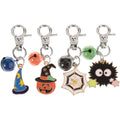 BoomBone Halloween cat collar charms 4 pack front view showcasing colorful enamel pendants.