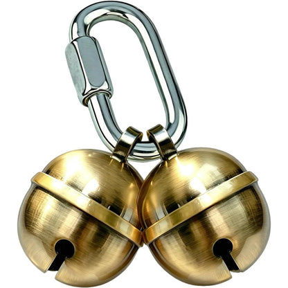 PILHCY Heavy Duty Pure Copper Dog and Cat Collar Bells Extra Loud Pet Tracking Bell Pack of 2