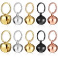 Psiriol 10 Piece Small Bell For Dog Collar Half Inch Metal Pet Collar Bells For Puppies Cats And Small Dogs In Assorted Multi Colors Pack Of 10
