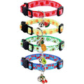 Yizepet Breakaway Cat Collars With Bells Cute Summer Fruit Pattern Adjustable Kitten Safety Collar Pack Of 4
