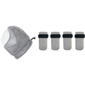 Ameami adjustable cat muzzle front view grooming kit for professional pet care in India.