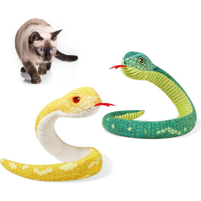 Potaroma realistic snake catnip toy set front view