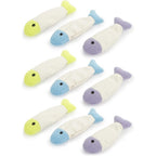SmartyKat Fish Flop crinkle catnip toy set front view