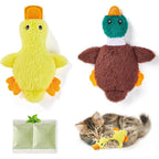 Potaroma cat toy duck and platypus set front view