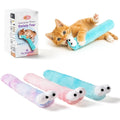 Gochanmon 3 Pack Caterpillar Catnip Kicker Toys Front View