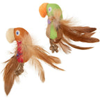 SmartyKat Instincts Love Mates feather bird cat toys front view