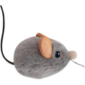 Catstages Squeak Squeak Mouse Interactive Plush Cat Toy With Touch Activated Sound Mechanism And Premium Catnip Infusion Gray Color One Count