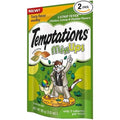 Temptations MixUps Catnip Fever Crunchy and Soft Cat Treats Pack of Two Front View