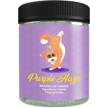 Purple Haze Premium Blend Organic Catnip Infused With Maximum Potency For Cats 1 Cup