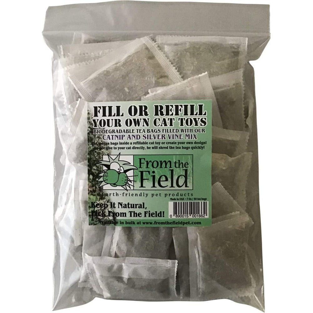 From The Field Catnip Tea Bags front view packaging