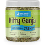 Raw Paws Fresh Catnip For Cats Premium Natural Dried Cat Nip Herb For Refillable Catnip Toys And Anxiety Relief One Ounce Jar